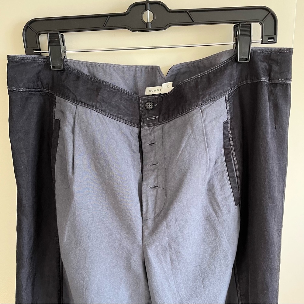 Blue/light blue cotton/cupro pant, size 10